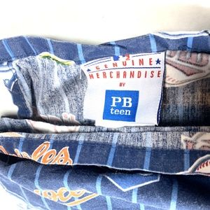 Pottery Barn Bedding Pb Teen Rare Boys Baseball Sheets Poshmark